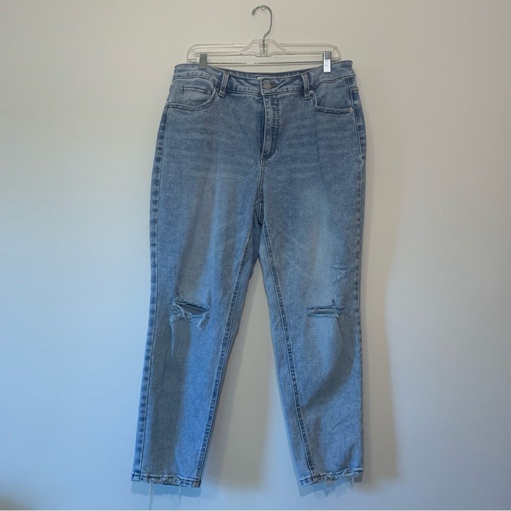 Time and Tru Blue Ankle Cropped Jeans Size 14